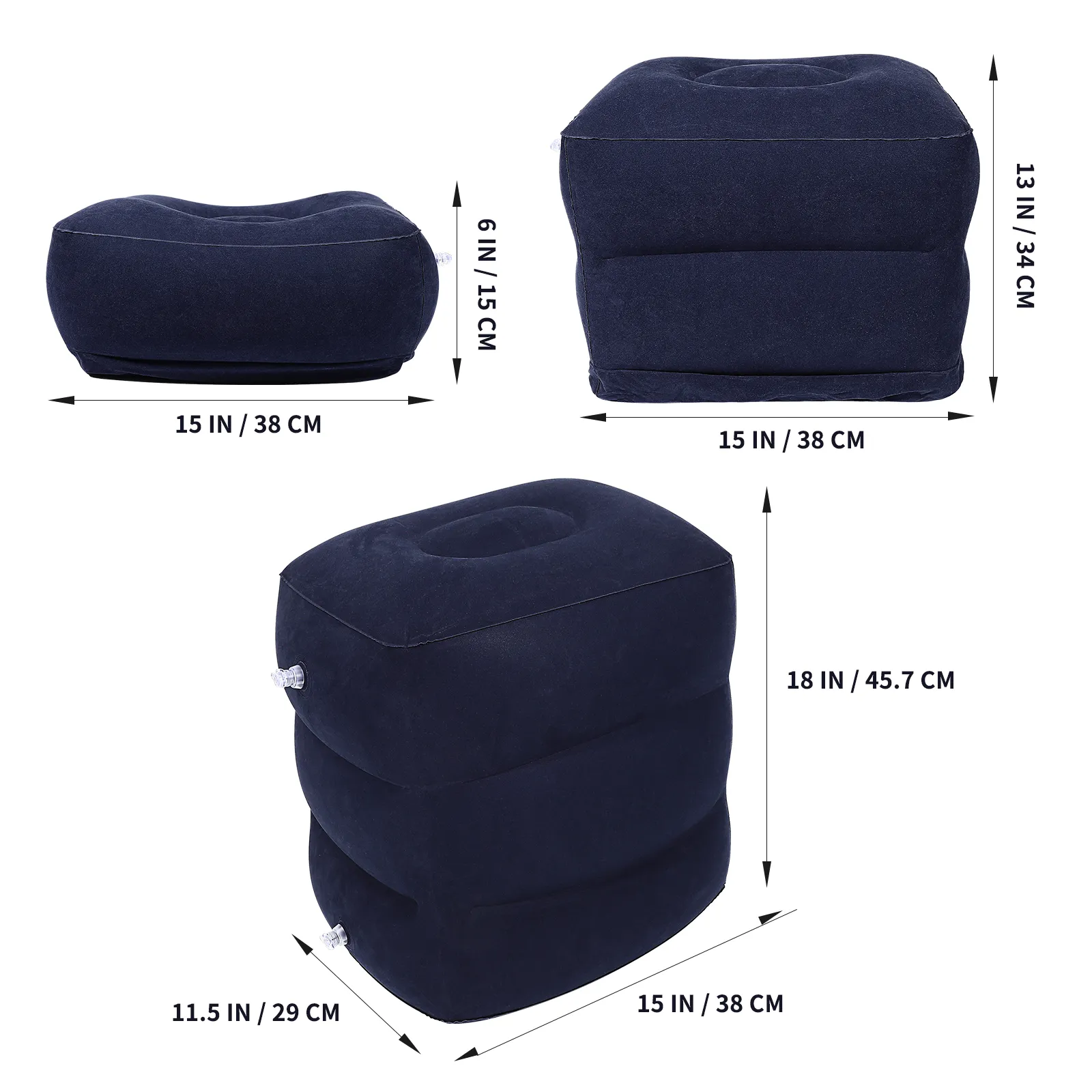 Piede di viaggio cuscinetto cuscino gonfiabile a aereo per aereo per bambini poggiapiedi sedia voli per bambini