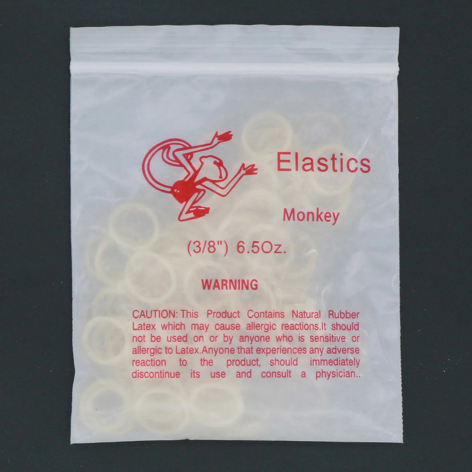 10Bags/Dental Orthodontic Elastics Latex Rubber Bands Use For Brackets Braces 3/8'' Monkey 6.5OZ