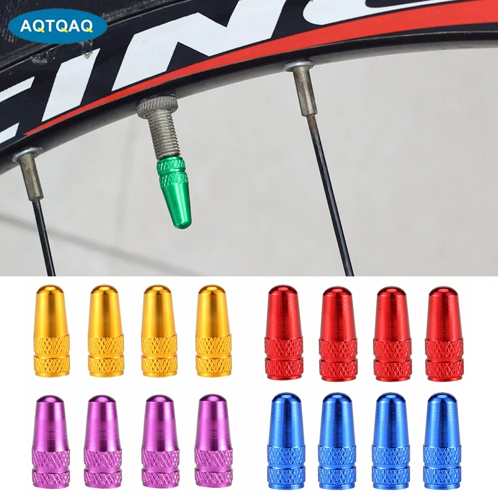 20 Tappi Per Valvole Bicicletta In Alluminio – Colore Rosso, Per Valvola Francese, Antipolvere
