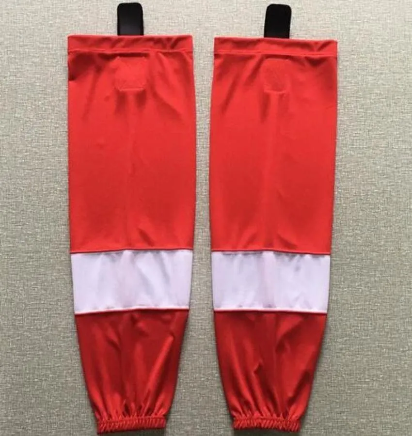 New Kids Youth Men Ice hockey socks training socks 100 polyester practice socks hockey equipment red8547297