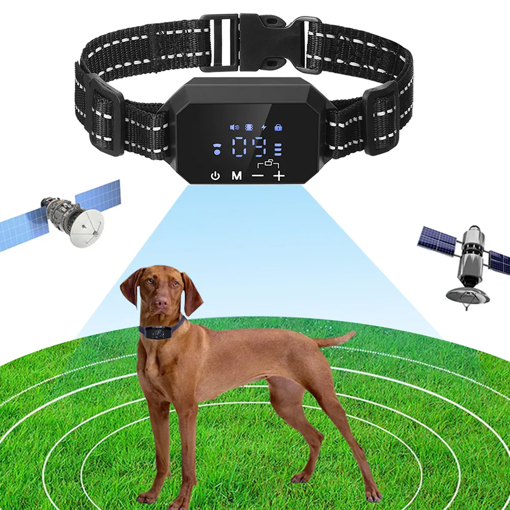 1000m GPS Dog Fence Outdoor Electric Shock Vibrate Invisible Fencing Device  For Dogs Training Collars 100~3280 Ft Range De 42,99 € | DHgate, image size:1000x1000