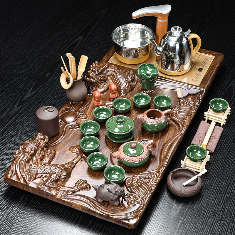 茶道具 中国茶トレイ、中国茶テーブル カンフーティーセットホーム