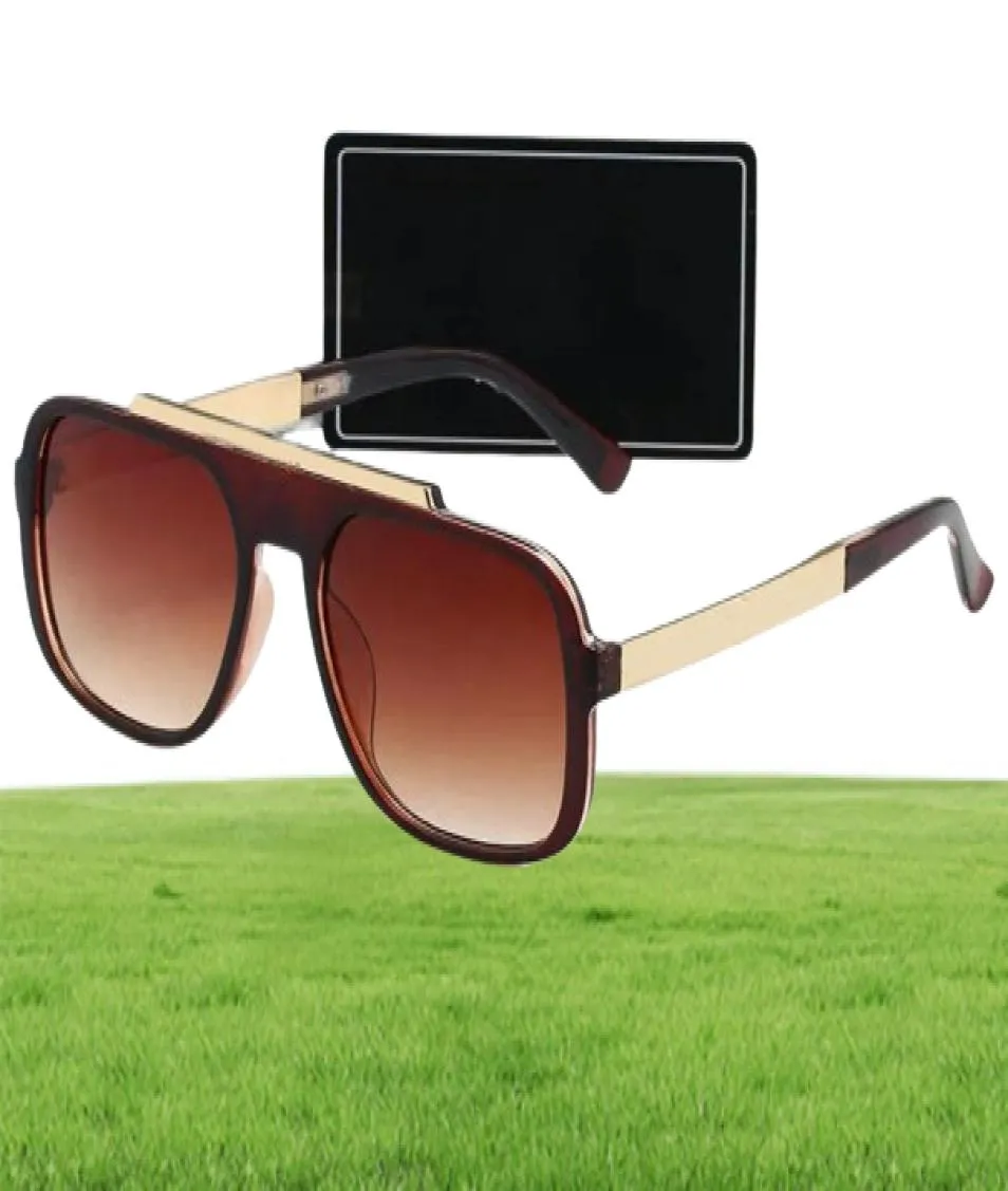Luxurys Desingers Sunglasses大フレームストリートファッションドライビンググラスストリート撮影UV保護レトロラウンドフレームと女性6705976