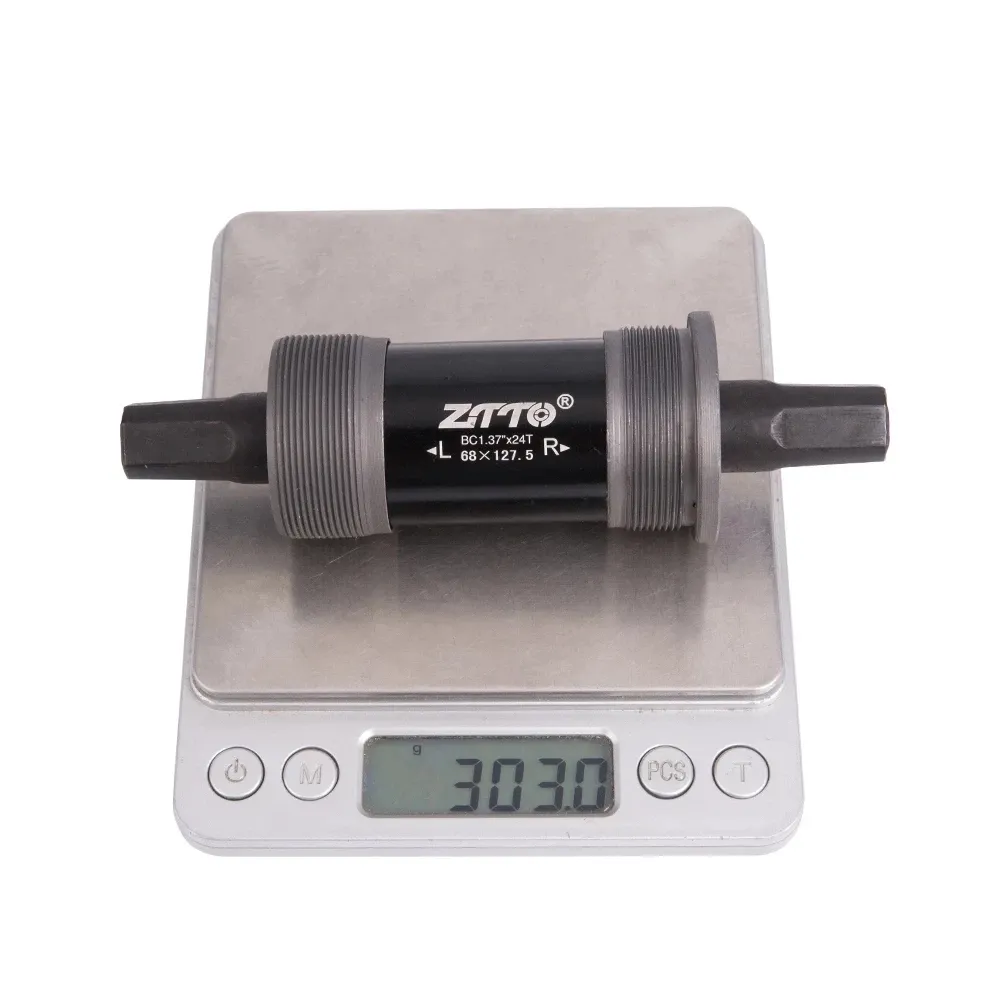 ZTTO Bicycle BSA Bottom Bracket 111 113.5mm 122.5mm Quare Hole Crank Axis bicycle parts BB for Square Tapered Spindle Crankset