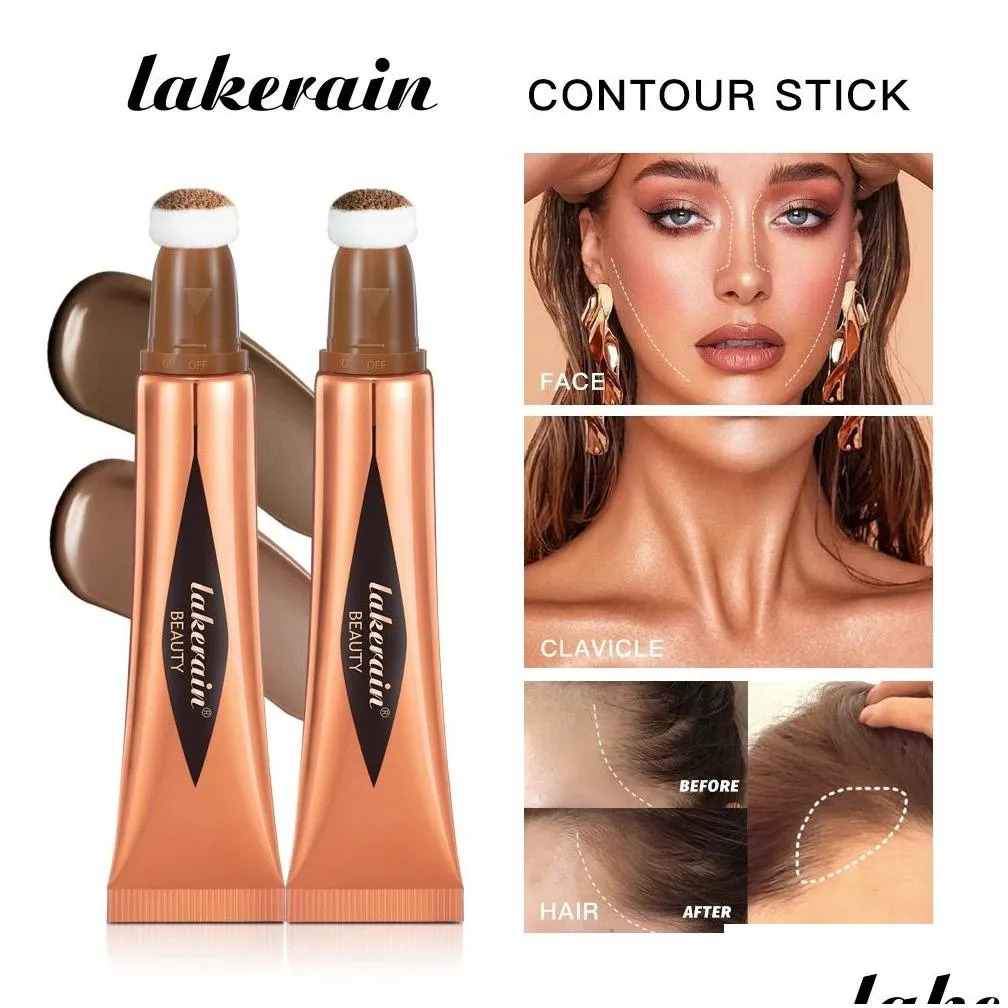 Makeup Lakerain highlighter contour stick face blush eye highlight concealer beauty multifuncational stick