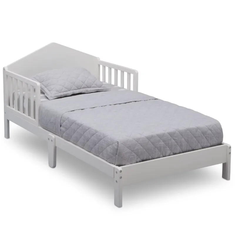 Delta Children Homestead Bed de niños pequeños, Greenguard Gold Certified, Gray 55.25 