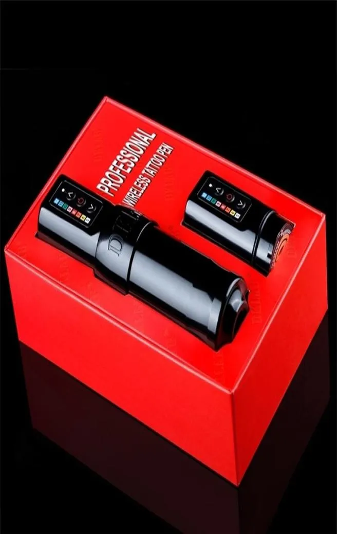 DKLAB Brand DKW1 Wireless Tattoo Machine Professional Pen puissant Motor sans norme 2400 MAH LI Batterie 36 mm Grip 22022426939231835