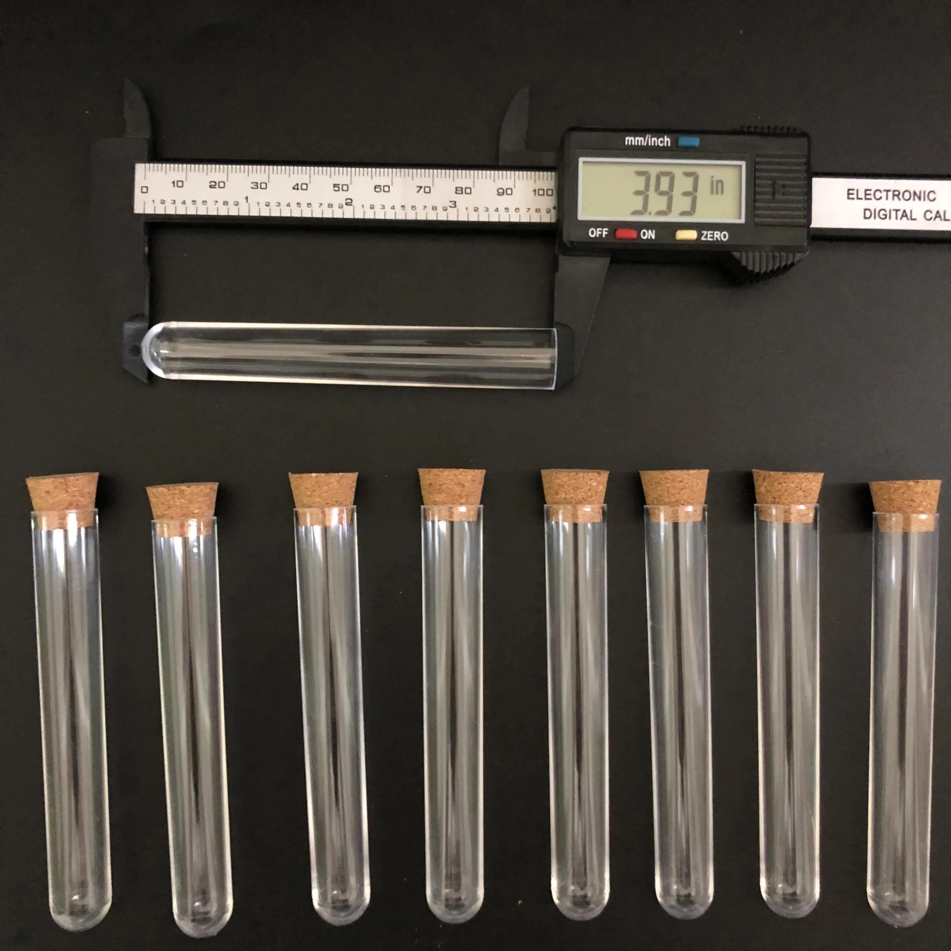 / 15x100mm Lab Supplies laboratory cork to provide plastic transparent test tube