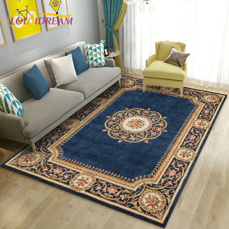 Tappeto di area persiana bohémien turca grande tappeto per il soggiorno divano camera da letto decorazione di portiere, tappetino da pavimento non calibro cucina