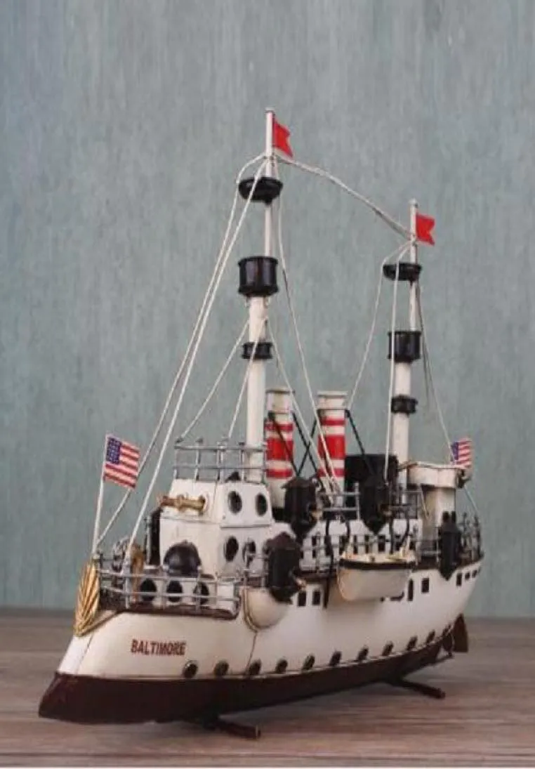 2020 NOUVEAU MODÈLE DE SHILING NAUTICAL OCEAN NUTICAL WARSTHING Military Cruiser Boat Model Diecast Retro Autos de Juguete Ship Model Child3422332