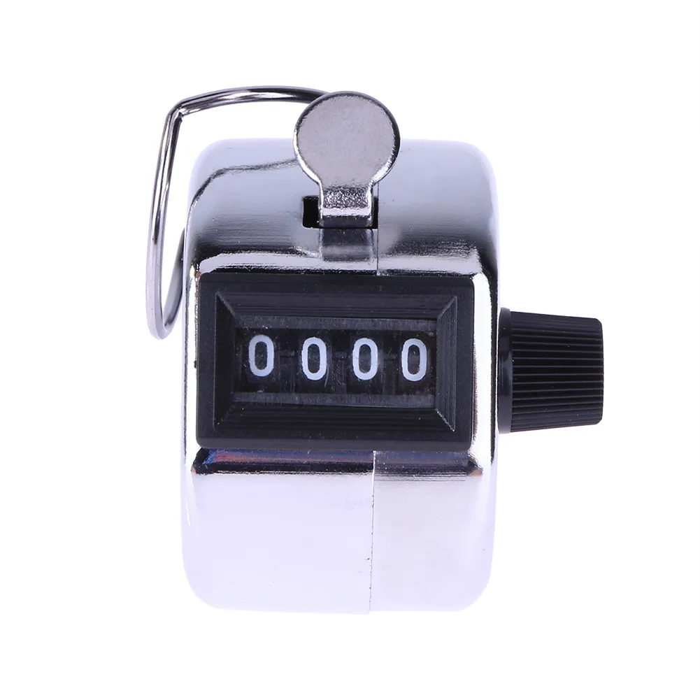 Metal Body 4-Digit Portable Pocket Tally Counter - Durable Clicker with ...