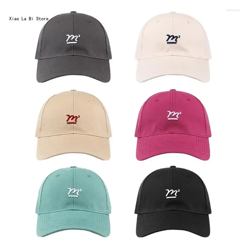 Embroidered Letter Succession Baseball Cap For Girls Soft, Sunproof