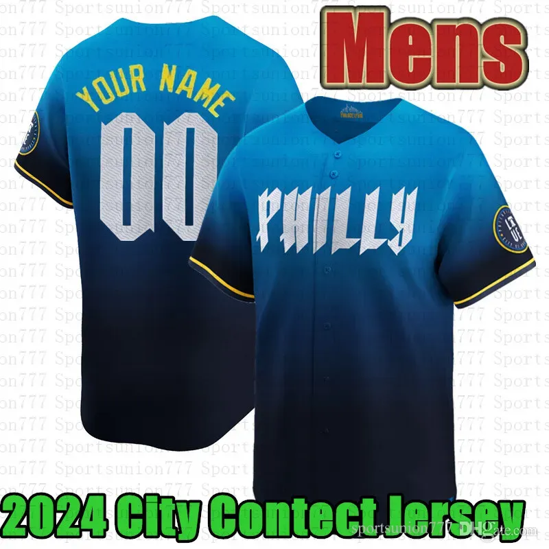 カスタム2024 City Connect Trea Turner Bryce 3 Harper Baseball Phillies Jersey JT Realmuto Kyle Schwarber Philadelphia Nola Bryson Stott Zack Wheeler Castellanos