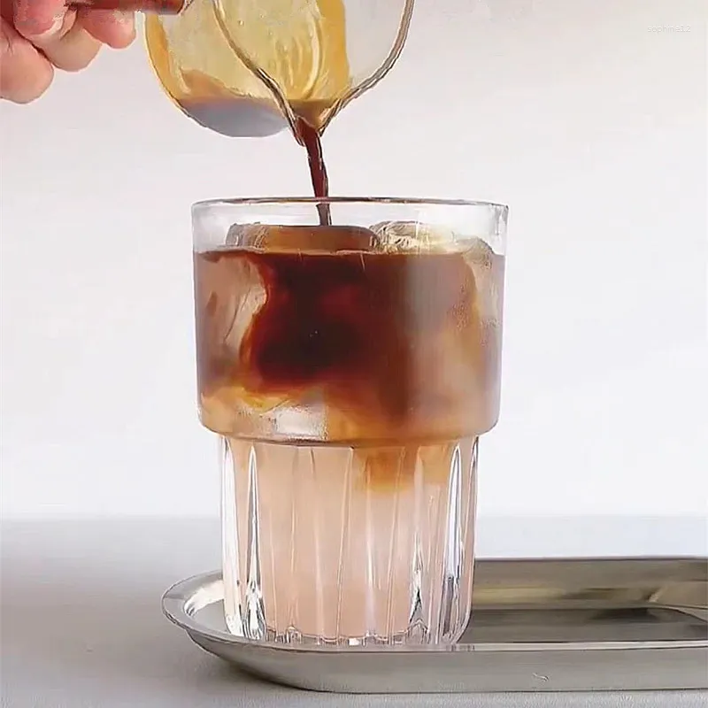 Verres à vin rétro domestique américaine cède à café