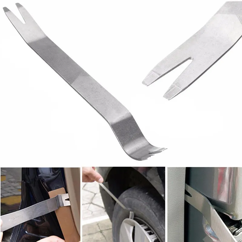 1Pcs Stainless steel Portable car Radio Panel Door Clip Panel Trim Dash Audio Removal Installer Pry Kit Repair Tool Hand Tool