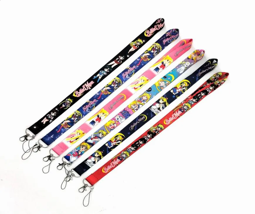 Carton de dessin animé japonais Longe de caricature pour clés Lonyards Lanyards ID Badge Hecter Keys Keys Holder Accessoires HABDVAGS9031097