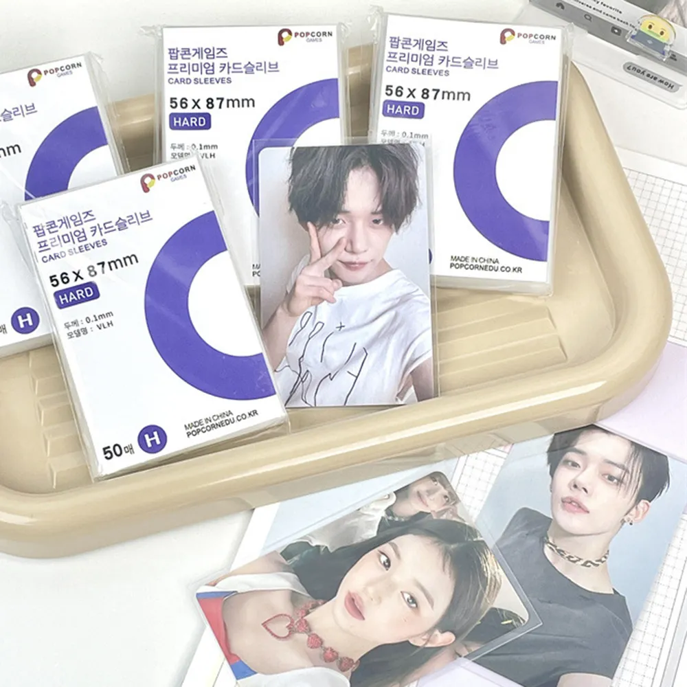 100/Korea Card Sleeves Clear Acid Free PVC Photocard Hard CPP 3 Inch  Protector from Dhgate Other Office & School Supplies - price 5.47