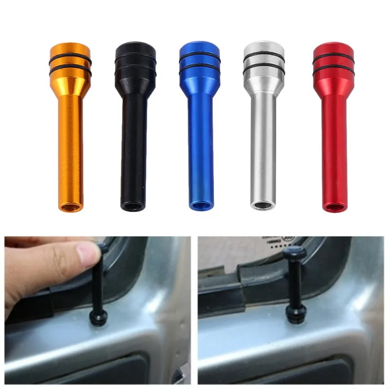 4PCS ciężarówka samochodowa zamek drzwi wewnętrznych 49 mm Pull Pins Aluminium aluminium Auto Auto Samochód zabezpieczający drzwi Blokada drzwi Universal 8 Kolor