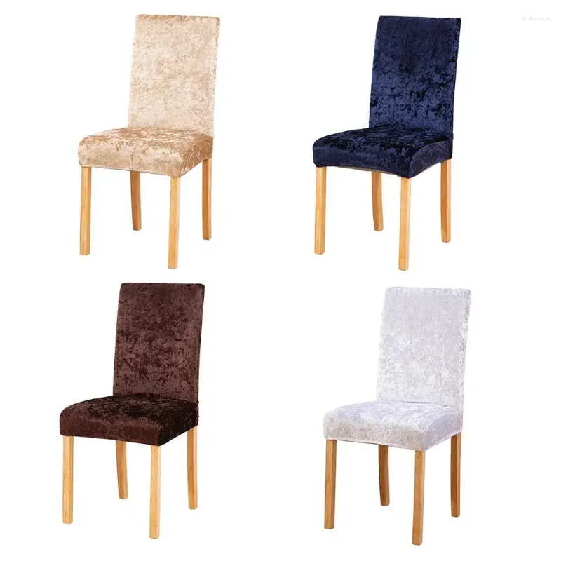 Couvre-chaise 2 pcs Stretch Dining Slipver Scecover Us qui résistait à la poussière Couverture pour le banquet de restaurants à domicile