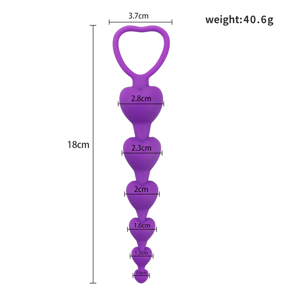 Anal Plug Massager Vaginal Stimulator With Wearable Silicone Anal Beads Female Gay Sex Toys for Men Women Butt Pull Rings Sextoy