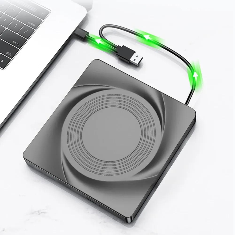 ドライブUSB 3.0外部DVD RW CD Writer Drive Burner Reader ReadersラップトップノートブックコンピューターPCアクセサリーの光学ドライブ