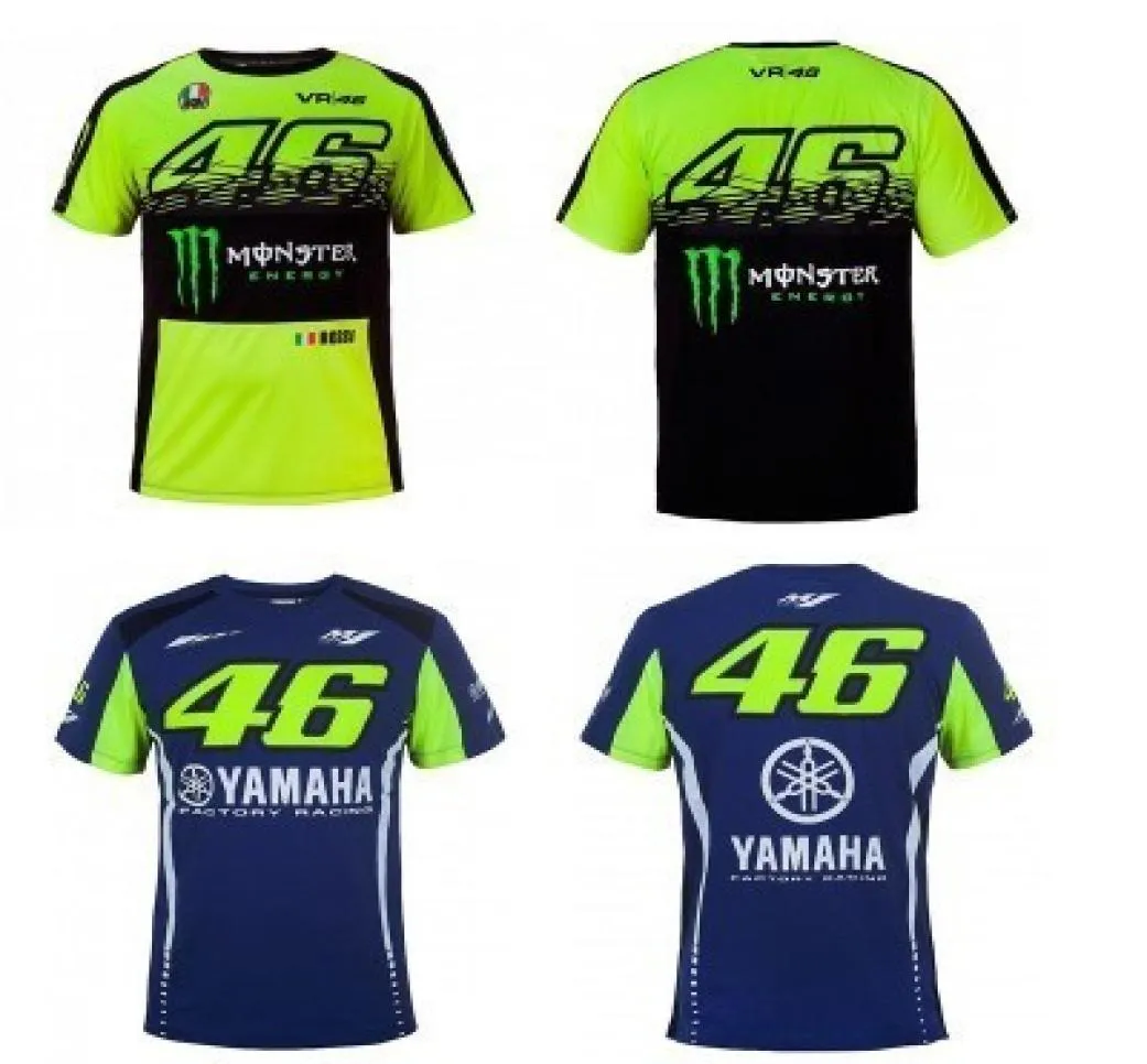 2019 Hot Fashion VR-46 Koszule Mountain Speed ​​Drop Service Wersja jazda Krótki moto wyścigowe garnitury Top Tees Cycling T-shirt2906086