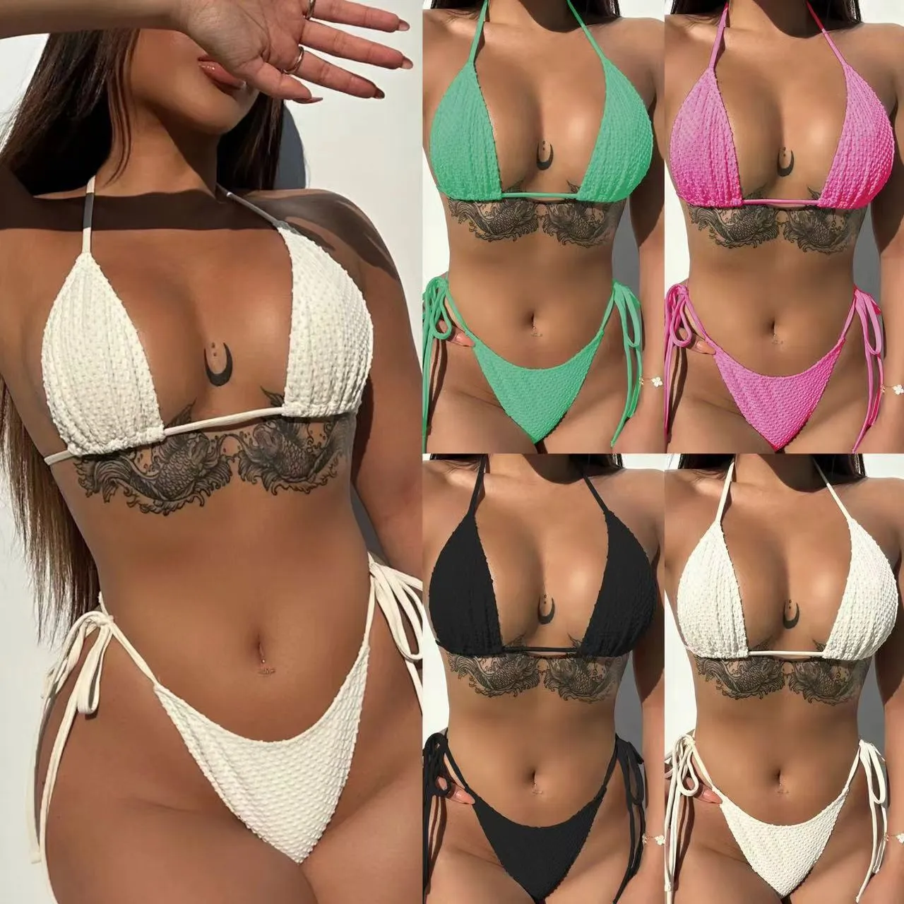 Summer Beach Swimwear Femmes Bikini Designer Party Party Swimsuit Sexy Fashion Bikini