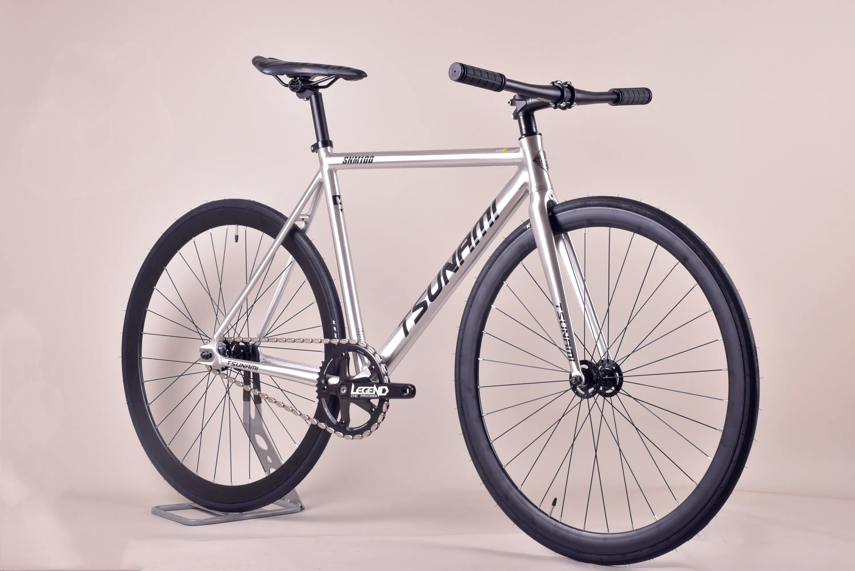 Single Speed Racer Tsunami SNM100 Fixie Fixed Gear Bike Track Single Speed Racing Bicycles ...