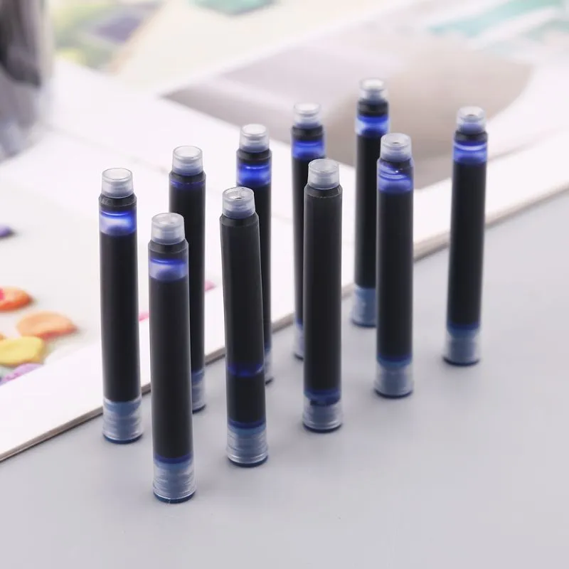 100pcs Jinhao Universal Erasable Blue Fountain Pen Ink Sac Cartridges 3.4mm Refi