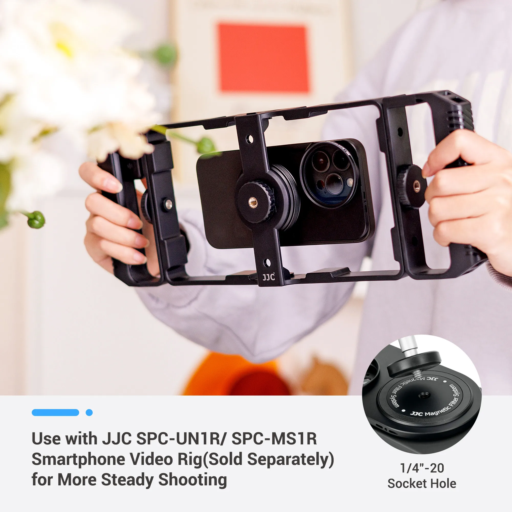 JJC Magnetischer Telefonfilteradapter Mit CPL Filter Set Für IPhone 14, 15, 16, 17, 14, 15, 16 Pro, 14, 15, 16 Plus, 14, 15, 16 Pro Max, 67 Mm CPL Filter Für IPhone 16