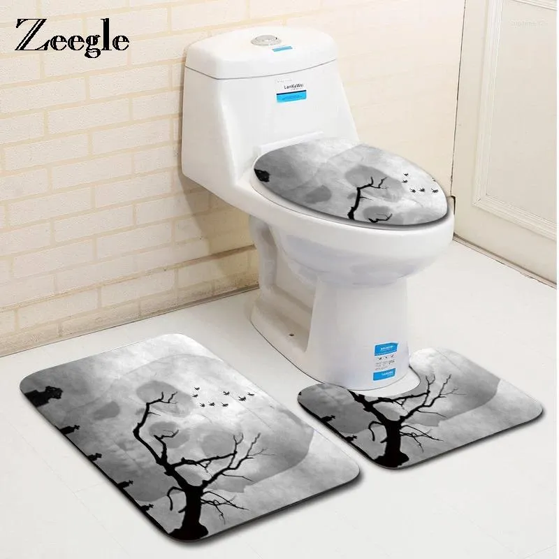 Baignoires Mattes Zeegle Dark Salle Bathroom Mat Down Floor