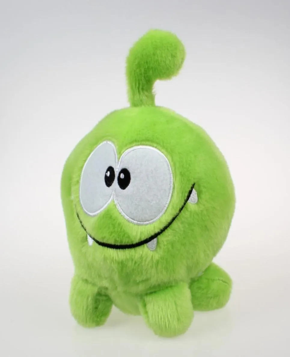 Game Cut the Corde Om Nom Frog Plush Toy Cartoon Anime Games entourant des jouets en peluche doux Doll Candy Monster Kids Gift7330060