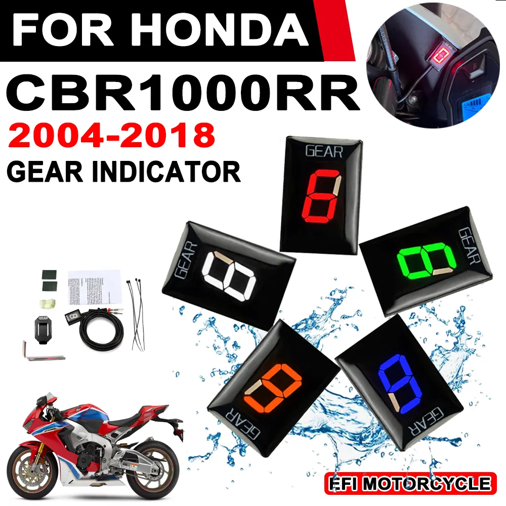 Para Honda CBR1000RR CBR 1000RR CBR1000 RR 2004 2005 - 2016 2017 2018 Acessórios para motocicletas Indicador de engrenagem Medidor de exibição de velocidade