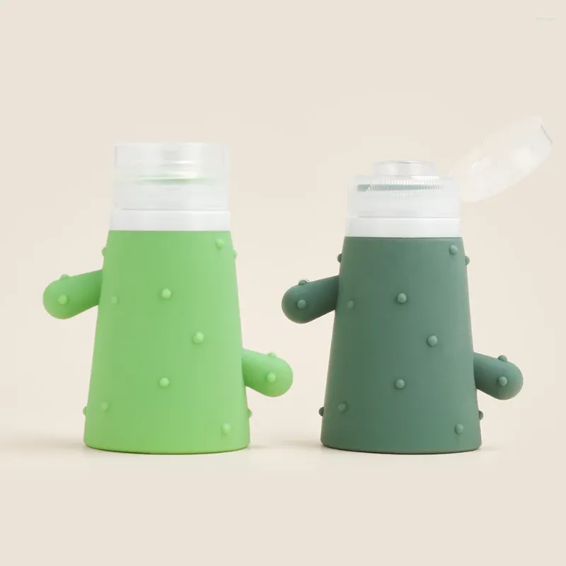 Storage Bottles Eco-Friendly Transparent Lid Silicone Bottle Sustainable Plastic Product For Shampoo And Body Wash