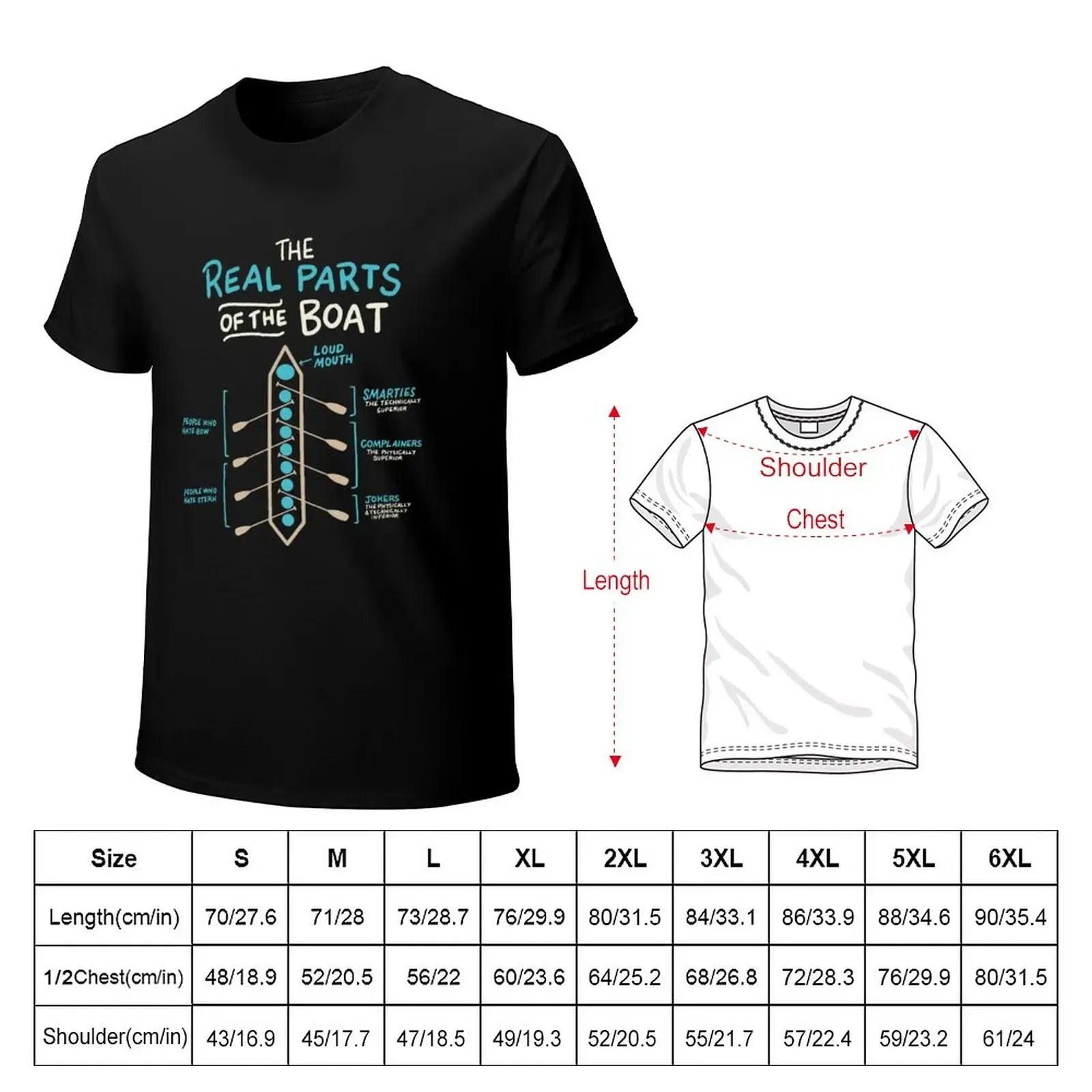 The Real Parts Of The Boat - Funny Rowing T Shirt The Real Parts Of The Boat - Funny Rowing T Shirt