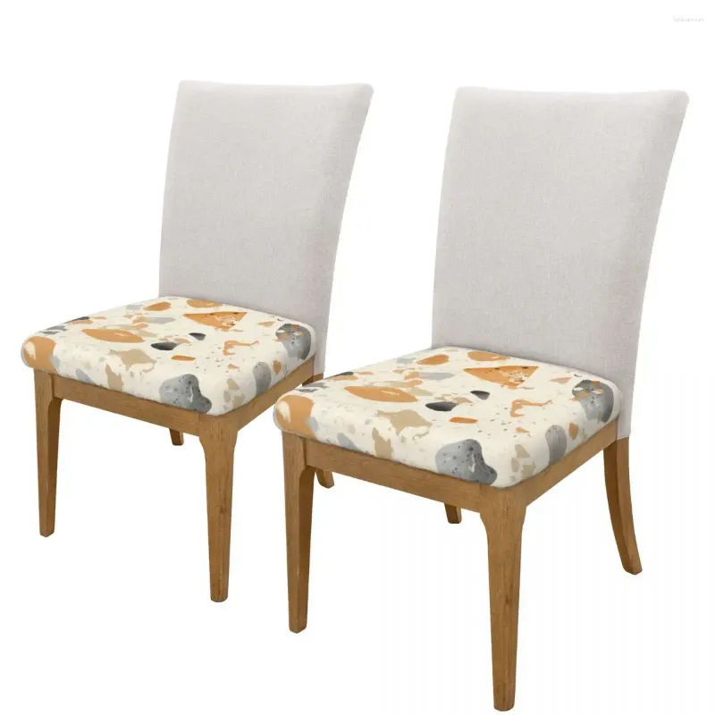 Pokrywa krzesełka zdejmowana pokrowiec jadalny vintage monochromatyczny lastryko poduszka na poduszka na krzesła kuchenne
