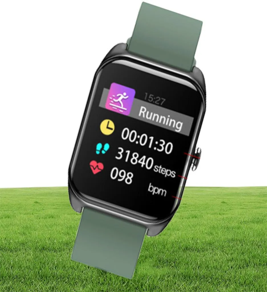Buletooth Smart Watch Imperproproof Sport Android Smart Watch Tente de la fréquence cardiaque Pression artérielle pour Samsung iPhone Smart Phone for Man Women9720360