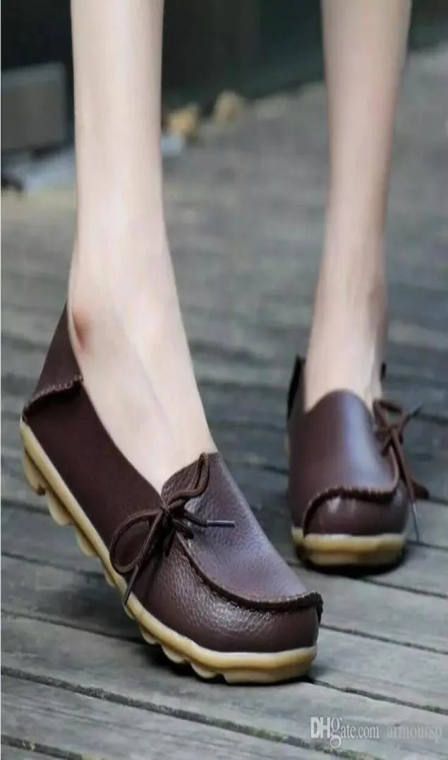 Entièrement 20 couleurs extérieures en cuir authentique Doug chaussures femme modes de femme nouveau avec des chaussures décontractées à fond doux femelles dames leisure8829556
