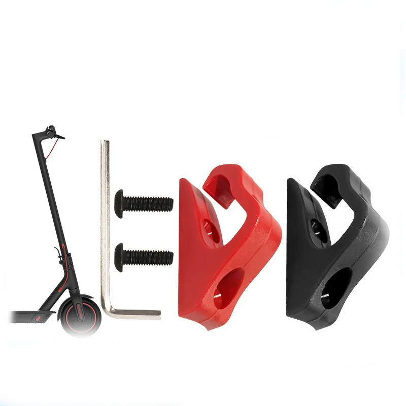 Cabide de gancho frontal da scooter elétrica para m365/1s/pro scooter acessórios saco de capacete duplo garra de garra de armazenamento rack