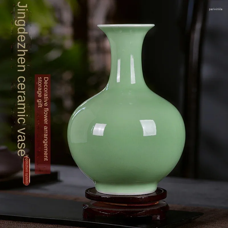 Vasi Ceramica Celadon Glade DECORAZIONI VASO DEORIGLIO DEGUAGGI DESSUNA DESSUNA DESSUNA CINA CINA CAMPIO INTERNO DEGITAZIONI