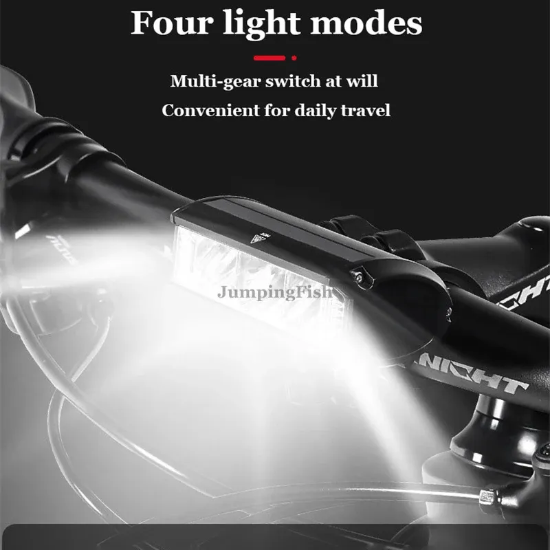 MTB Rower światło przednie rowerowe rowerowe ładowce 4000 mAh Rower LED Latarka przednie i tylna reflektor Akcesoria rowerowe