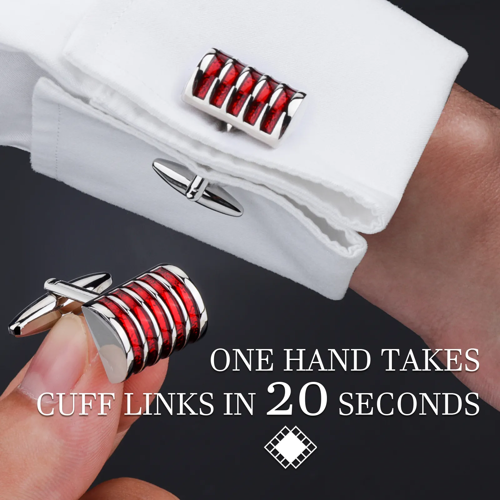 HAWSON Mens Cufflinks And Tuxedo Studs Set In Gift Box Easy To Wear Perfect Mens Cufflinks Wedding And Jewelry Gift From Ddmyhome 23.3 DHgate.Com