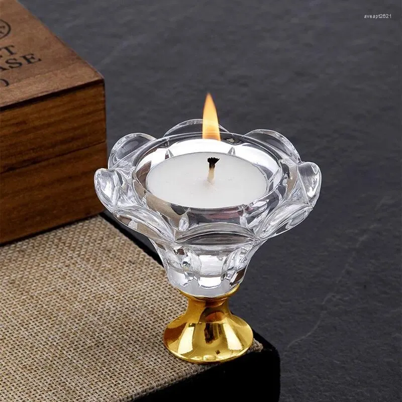 Candle Holders 1 Piece Metal Glass Holder Iron Home Decoration Ornament For Tabletop Party Holiday Wedding Supplies