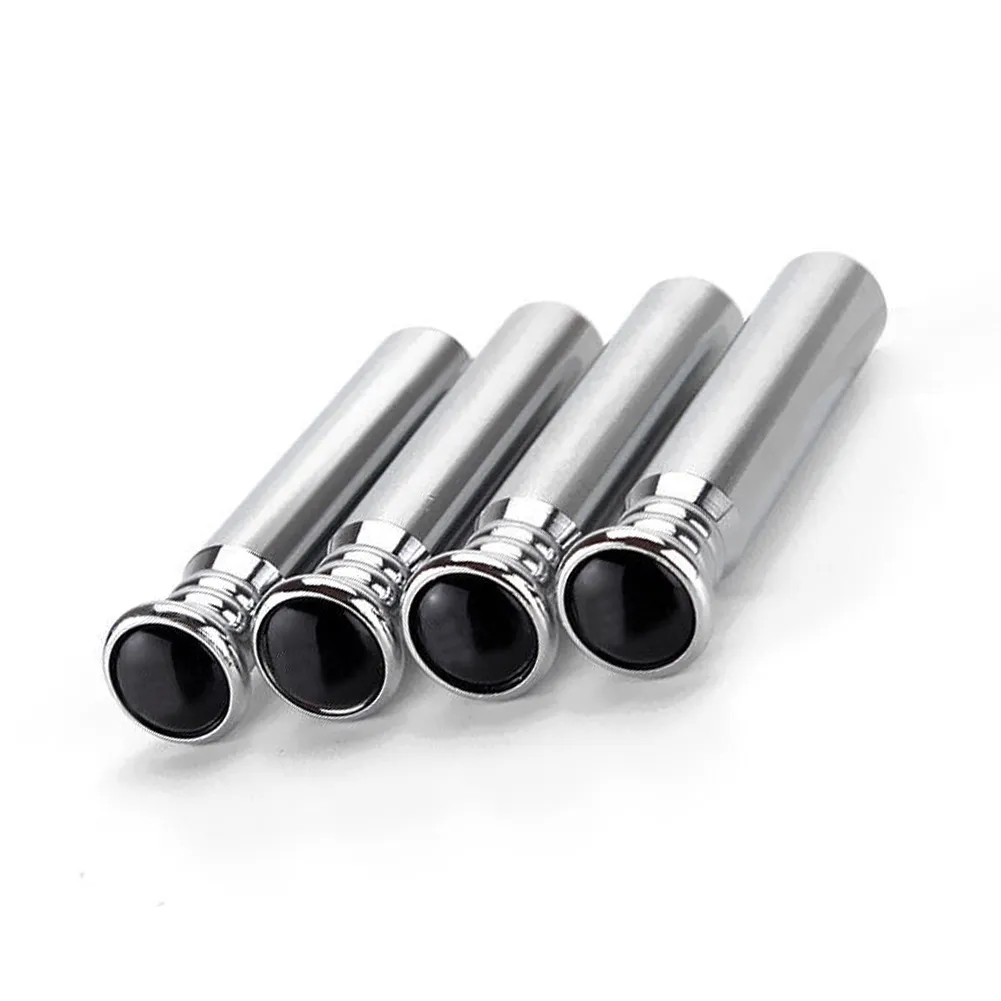 Flygun 4 PCS Car Door Lock Knob, Carbon Fiber Door Lift Latch Cover Replacement Parts, Modified Metal Plating Technology Latch Decorative