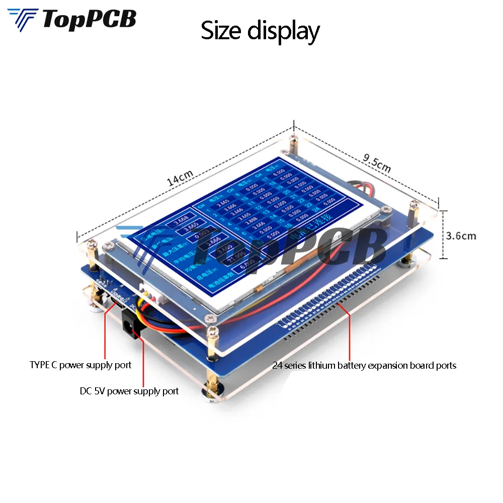 1-24S Battery Strings Tester Lithium LiFePO4 LTO Battery Cell Packs ...