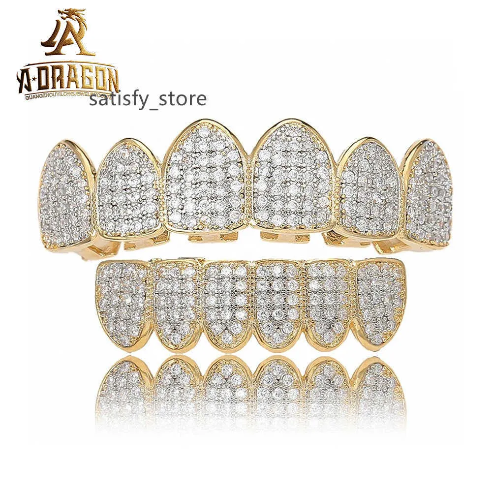 Moissanite Grillz Custom Wholesale Honeycomb Princess Cut 10K 14K18K Moissanite Diamond Grillz Hip Hop Grilliz