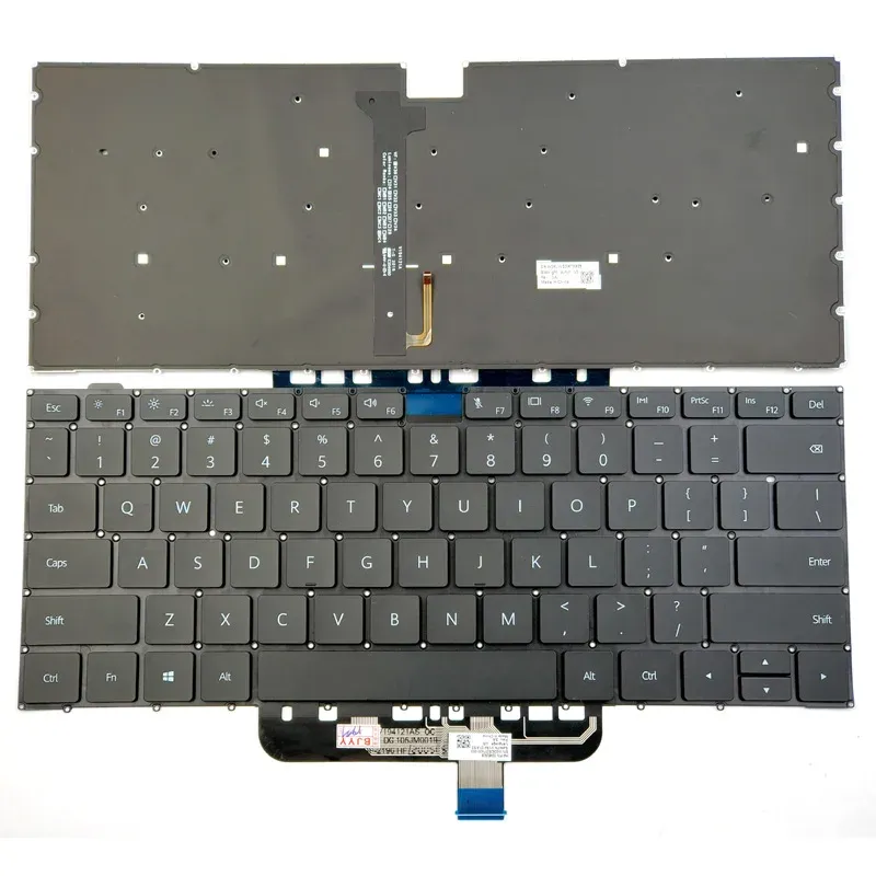 Toetsenboards Nieuw laptoptoetsenbord voor Huawei Matebook D14 NBBWAH9 NBBWAH9P NBBWAE9P NBLWAE9 NBLWAQ9R US LAYOUT BEREIKELIJK