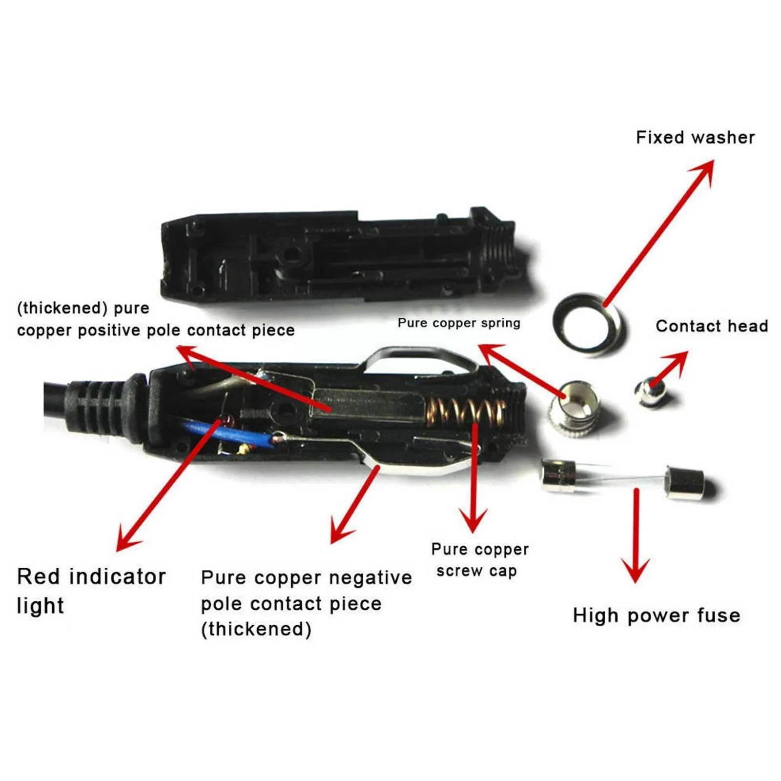 Wholesale 20A Male LED Cigarette Lighter Socket Plug Connector Adapter For Car Van Motor Mens Accessories 12V 24V Auto Compatible From Homepro5 3.77 DHgate.Com