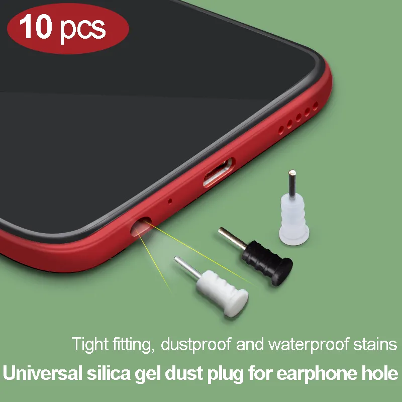 Premium Phone Dust Plug Set: Anti-Dust Covers & Headphone Jack