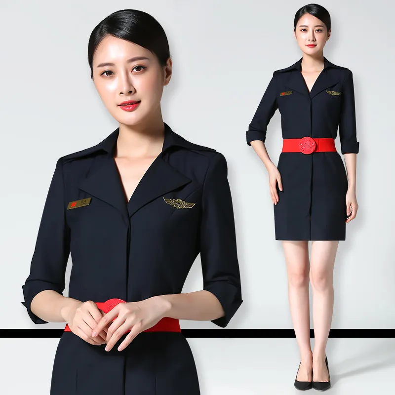 Eastern Airlines Flight Attendant Uniform Dress for Women, Spandex, Floral, Knee-Length, Autumn from Dhgate Work Dresses - price 45.23 Eastern Airlines Flight Attendant Uniform Dress for Women, Spandex, Floral, Knee-Length, Autumn from Dhgate Work Dresses - price 45.23